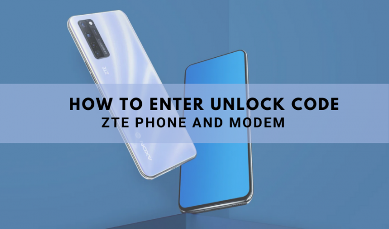 How To Enter Unlock Code Into Zte Phone And Modem To Unlock It